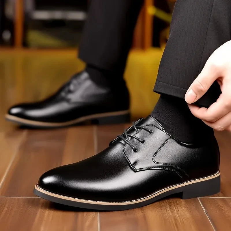New Leather Business Men's Dress Shoes - Empire P.E