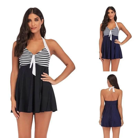 Plus Size Vintage Bathing Suit Two Piece Swim Wear S-5XL - Empire P.E