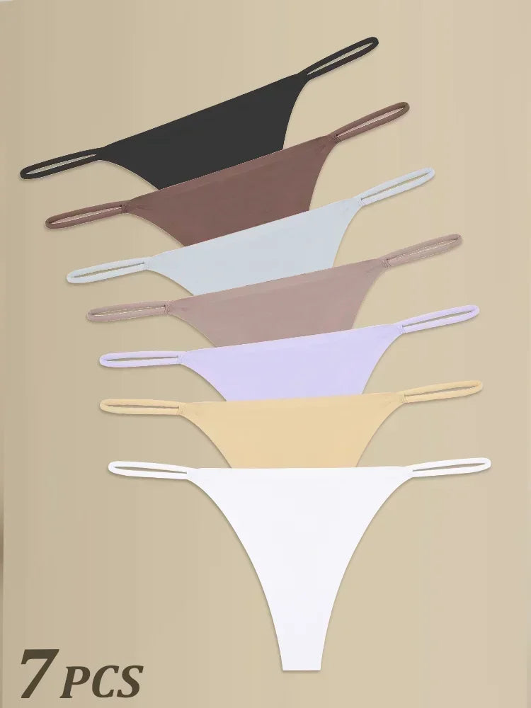 7Pcs/Set Women Seamless Thongs - Empire P.E