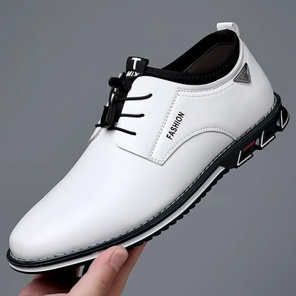 Mens Casual Oxford Pointed Toe Slip on Shoes - Empire P.E