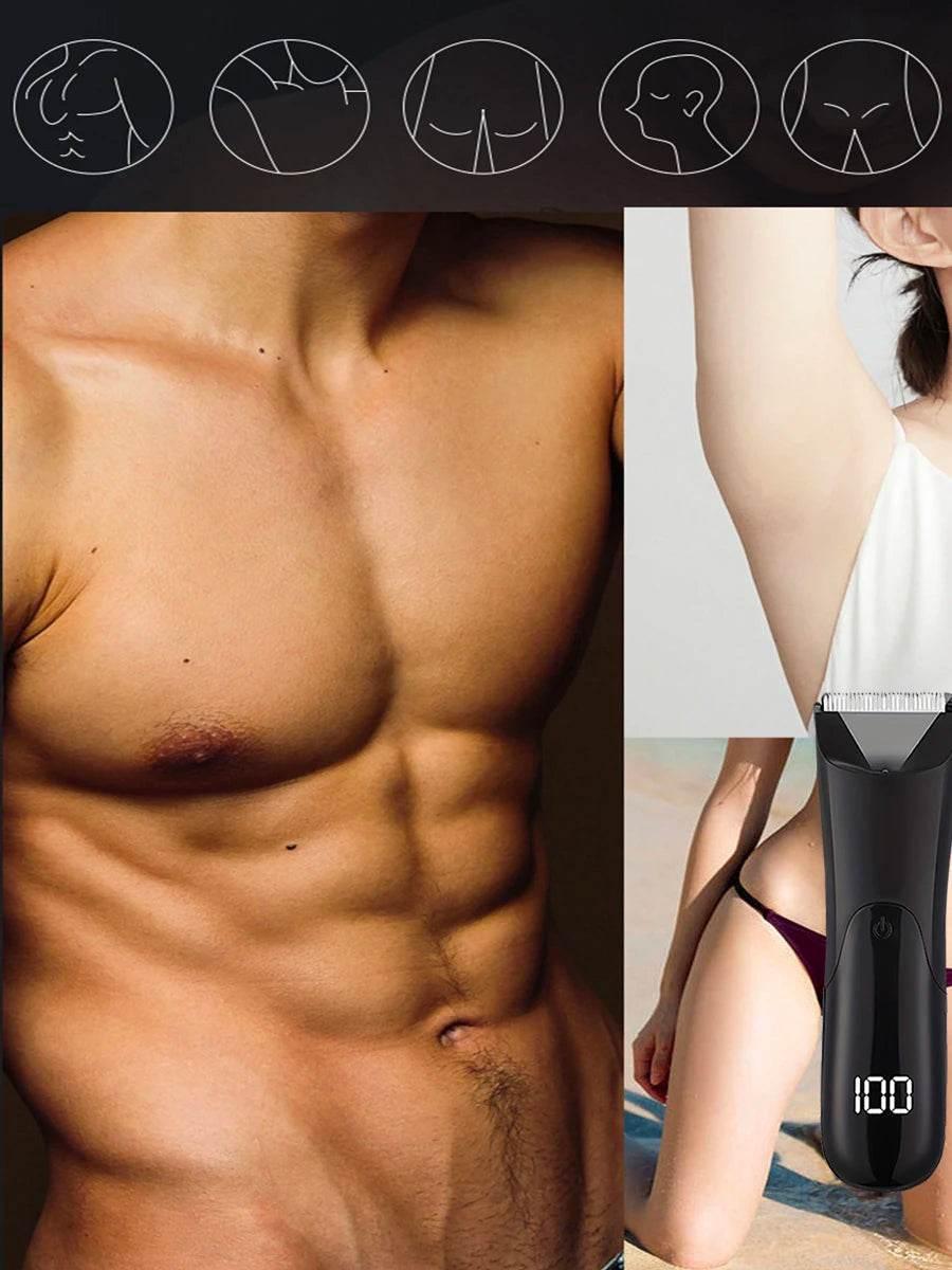 Man Body Hair Trimmer Epilator Groin Trimer For Man Beard Shaver Chest Hair Epilator Armpit Hair Shaver Arms Legs Hair Razors - Empire P.E