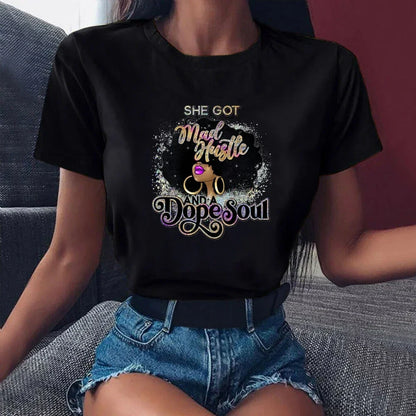 Black Girl Is Beautiful Magic T Shirt - Empire P.E