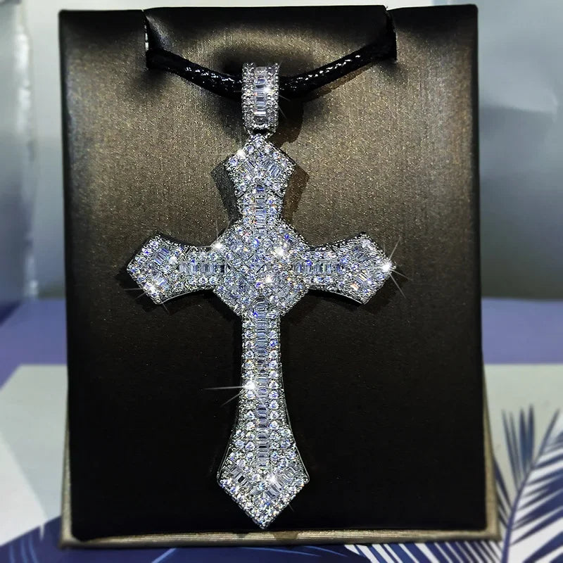 Classic Male and Female Hip-hop Cross Pendant