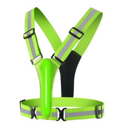LED Reflective Light Up Running Vest