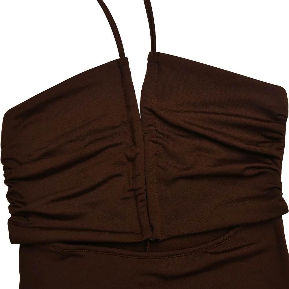 Sleeveless Sexy Female Midi Backless Dresses Slim Night Club Party Women's Dress Bodycon Vestidos Elegantes Para Mujer - Empire P.E