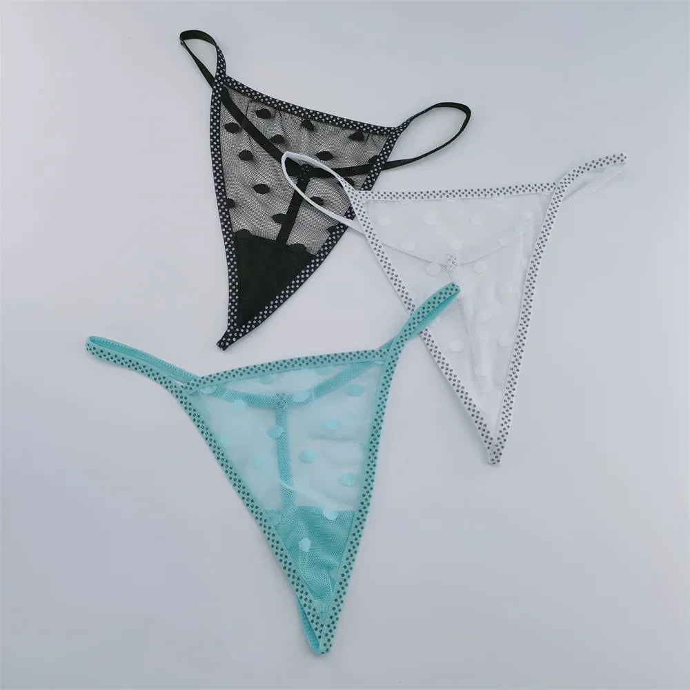 3pcs/pack Micro Transparent Thong - Empire P.E
