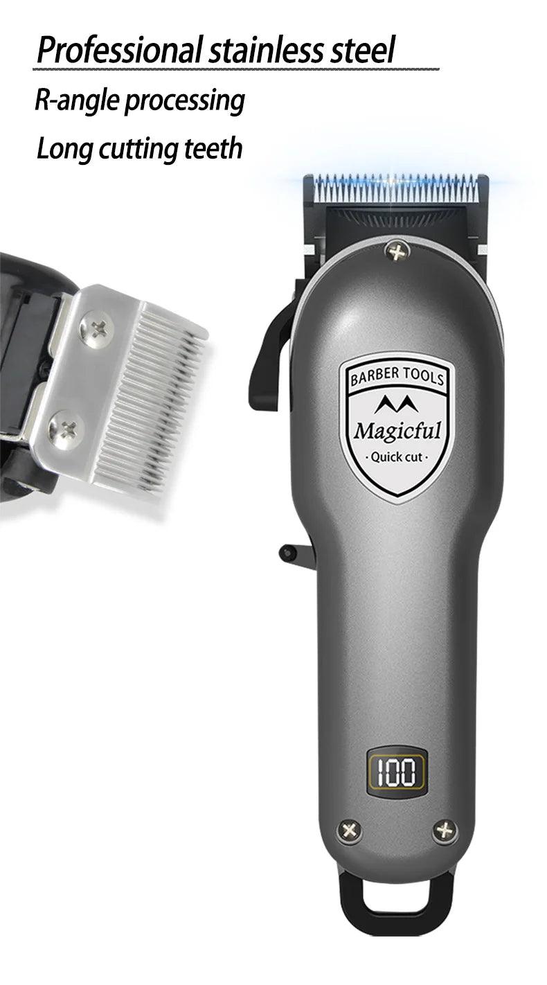 Magicful Hair Clipper Hair Trimmer For Men Rechargeable Li-ion Battery - Empire P.E