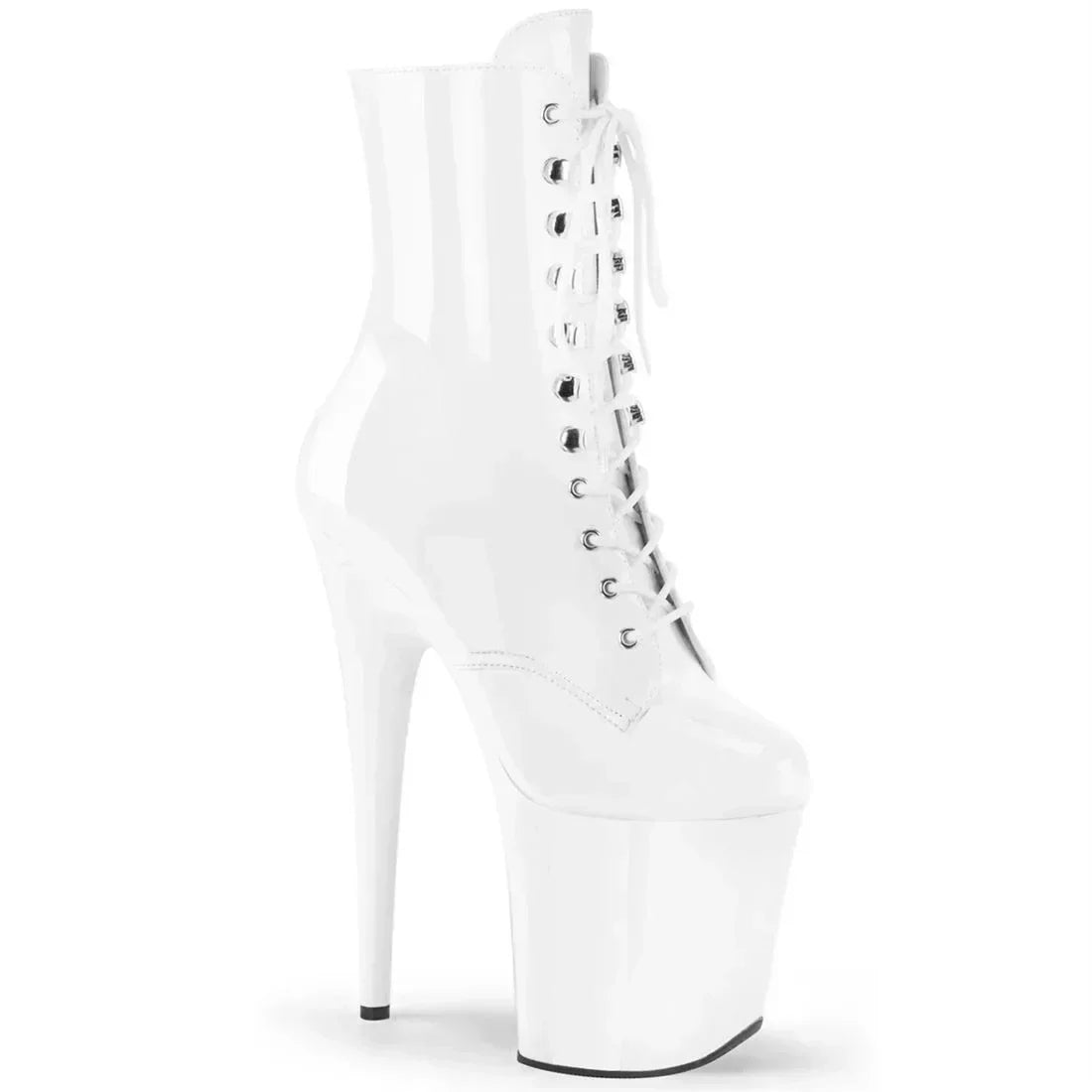 Female 8 Inch High Heel Platform Ankle Boots - Empire P.E