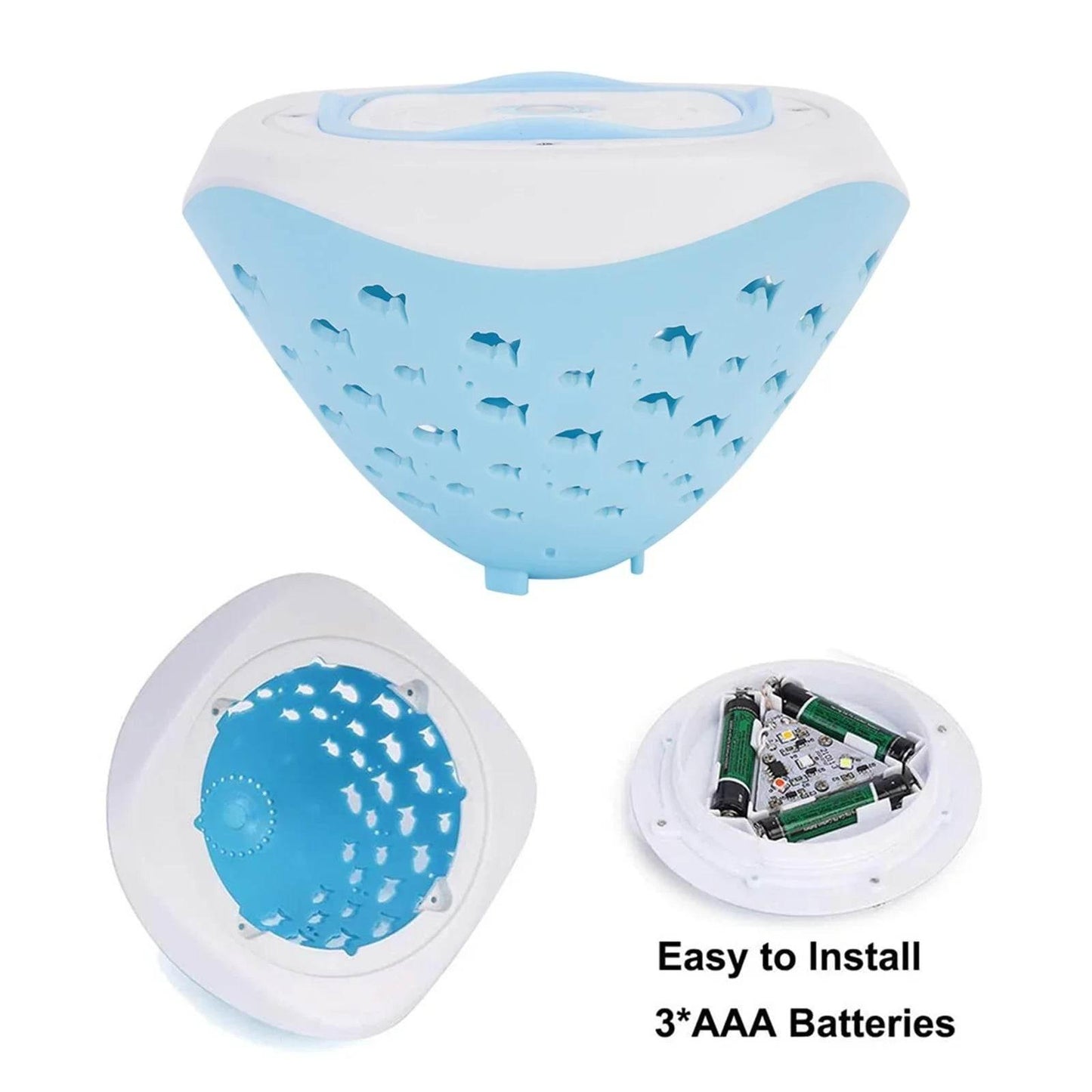Swimming Pool Lights 4 Colors 5 Mode Cute Fish Pattern Light Underwater Pool Party Lights Floating Projector Lights Garden Decor - Empire P.E