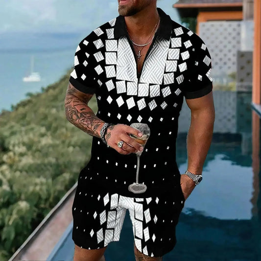 Graphic Men's Polo Shirt Sets - Empire P.E