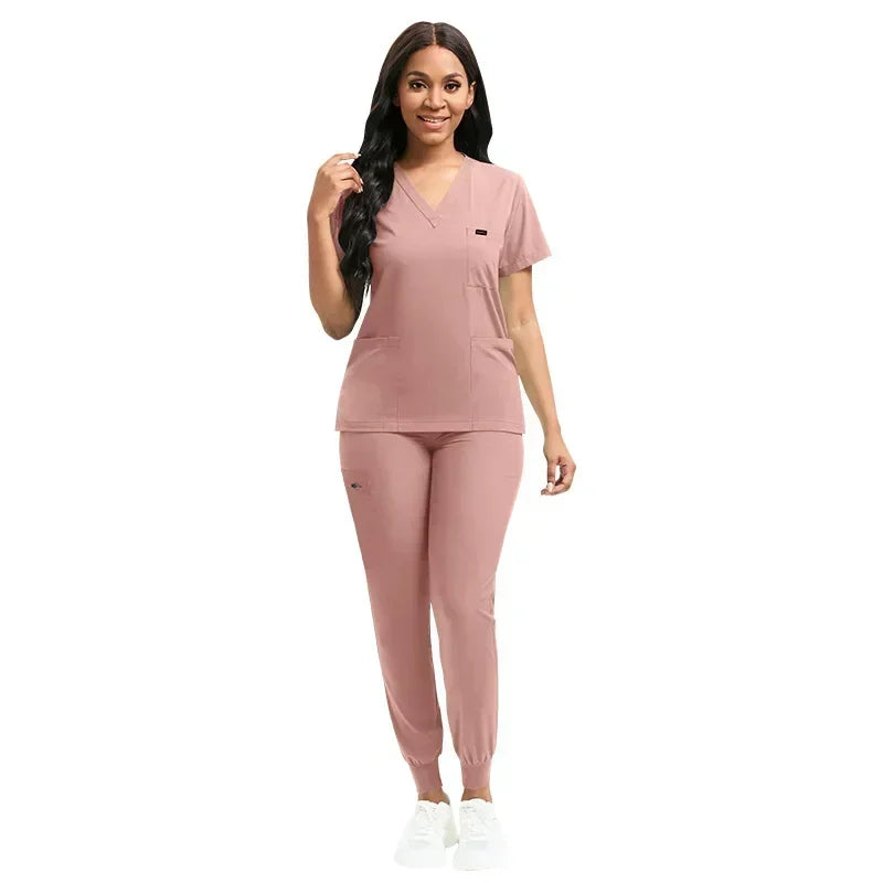 Multicolor Unisex Short Sleeved Scrubs Sets - Empire P.E