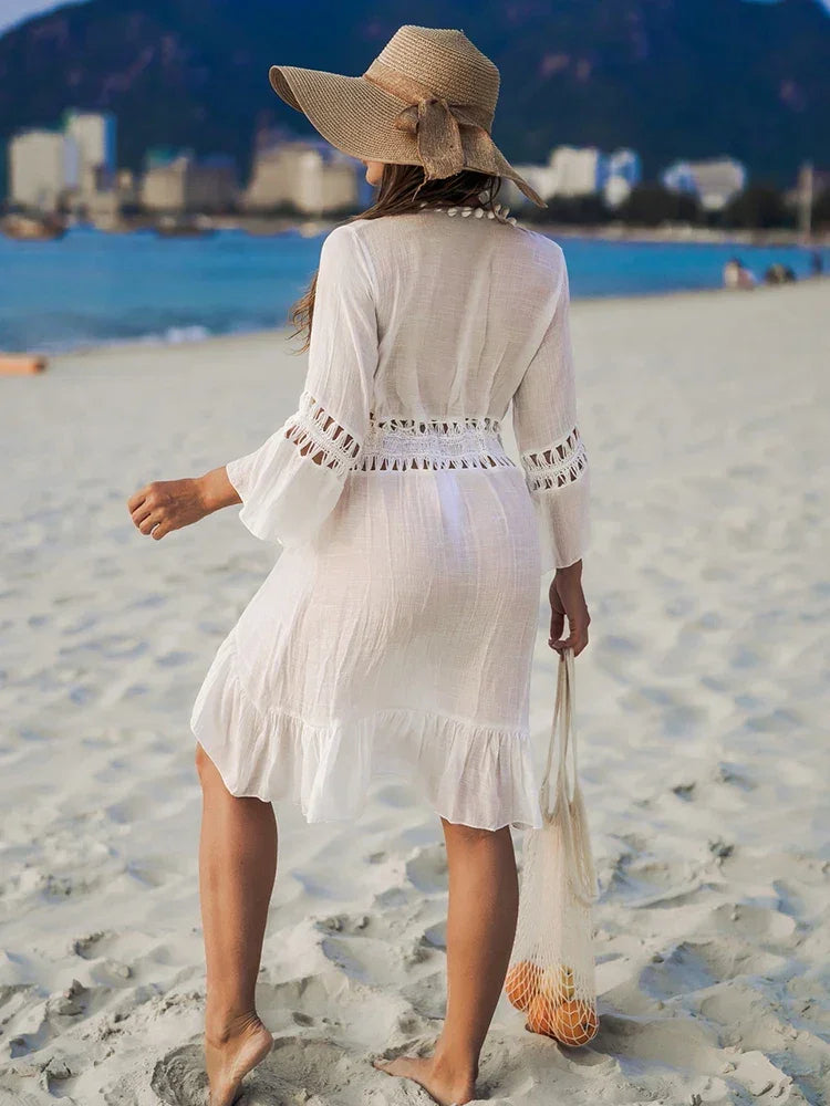 Summer Crochet Boho Beach Swimsuit Bikini Cover