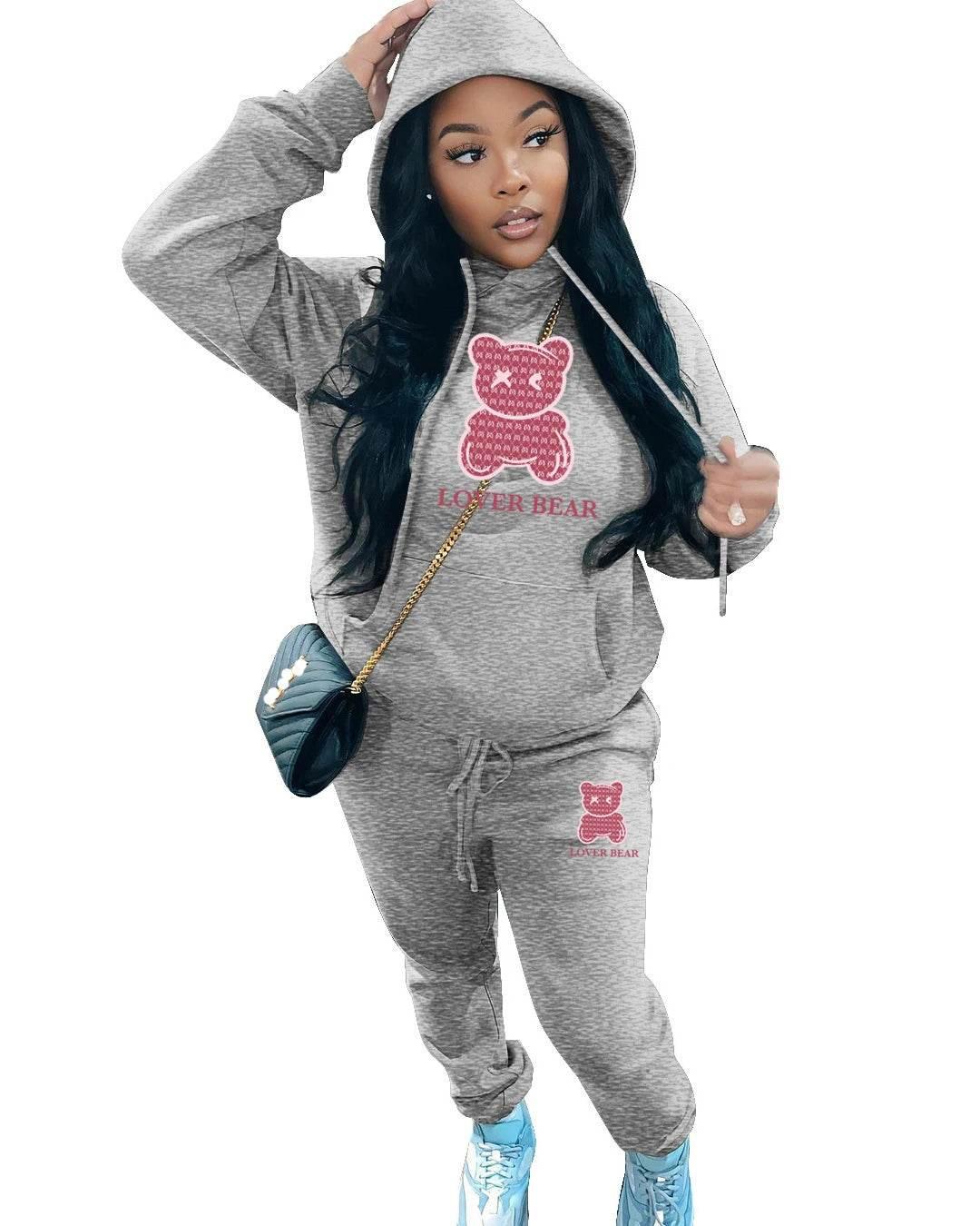 Autumn Fashion Letter Print Hoodie Sets - Empire P.E