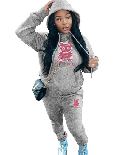 Autumn Fashion Letter Print Hoodie Sets - Empire P.E