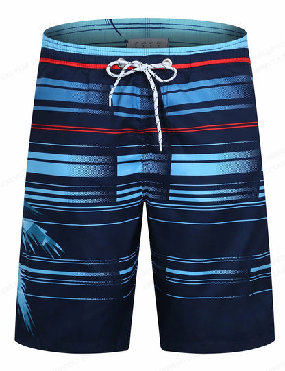 Men's 3D Print Graffiti Art Pattern Beach Shorts