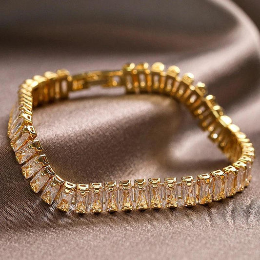 Rectangle Zirconia Tennis Bracelets for Women - Empire P.E