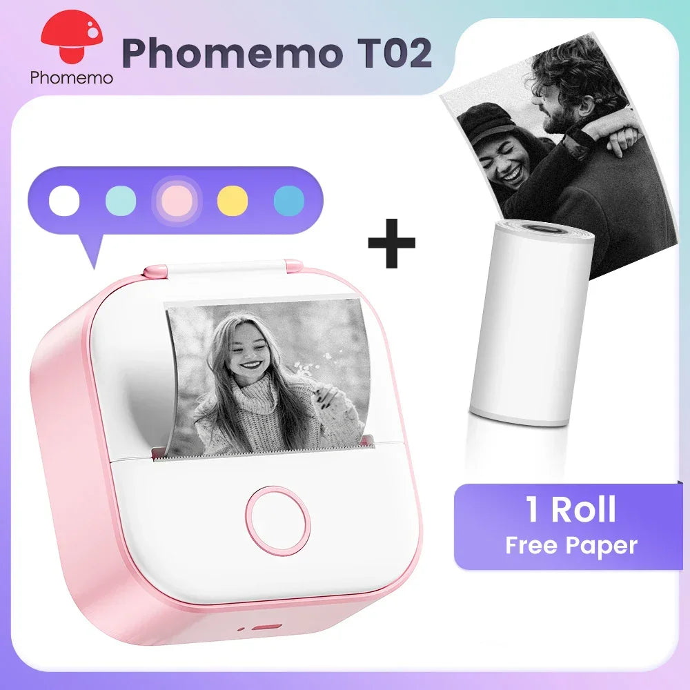 Pocket Printer Mini Portable Label Maker Self-adhesive - Empire P.E