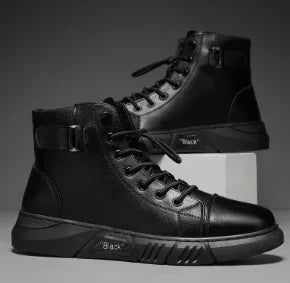 Casual Leather Training Wear Resistant Sneakers Outdoor - Empire P.E