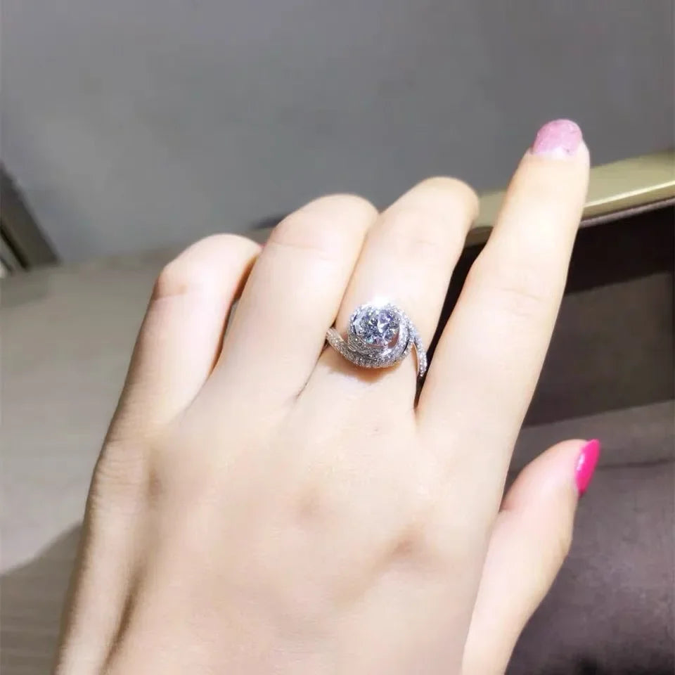 925 Sterling silver Moissanite - Empire P.E