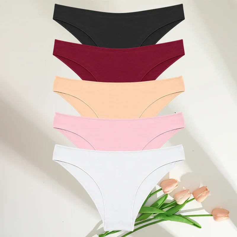 5PCS/Set M-XXL Panties Women Cotton Lingerie - Empire P.E