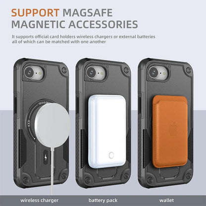 Armor Case for Iphone 16e Iphone16e 16 pro max 15 14 plus 12 13 pro Shockproof Mobile Phone Accessories Stand Cases