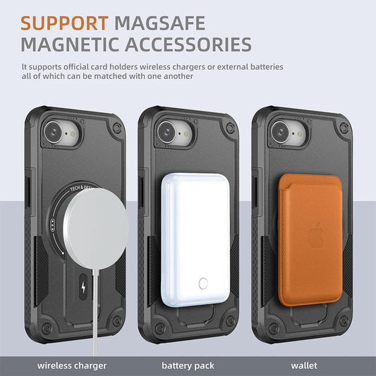 Armor Case for Iphone 16e Iphone16e 16 pro max 15 14 plus 12 13 pro Shockproof Mobile Phone Accessories Stand Cases