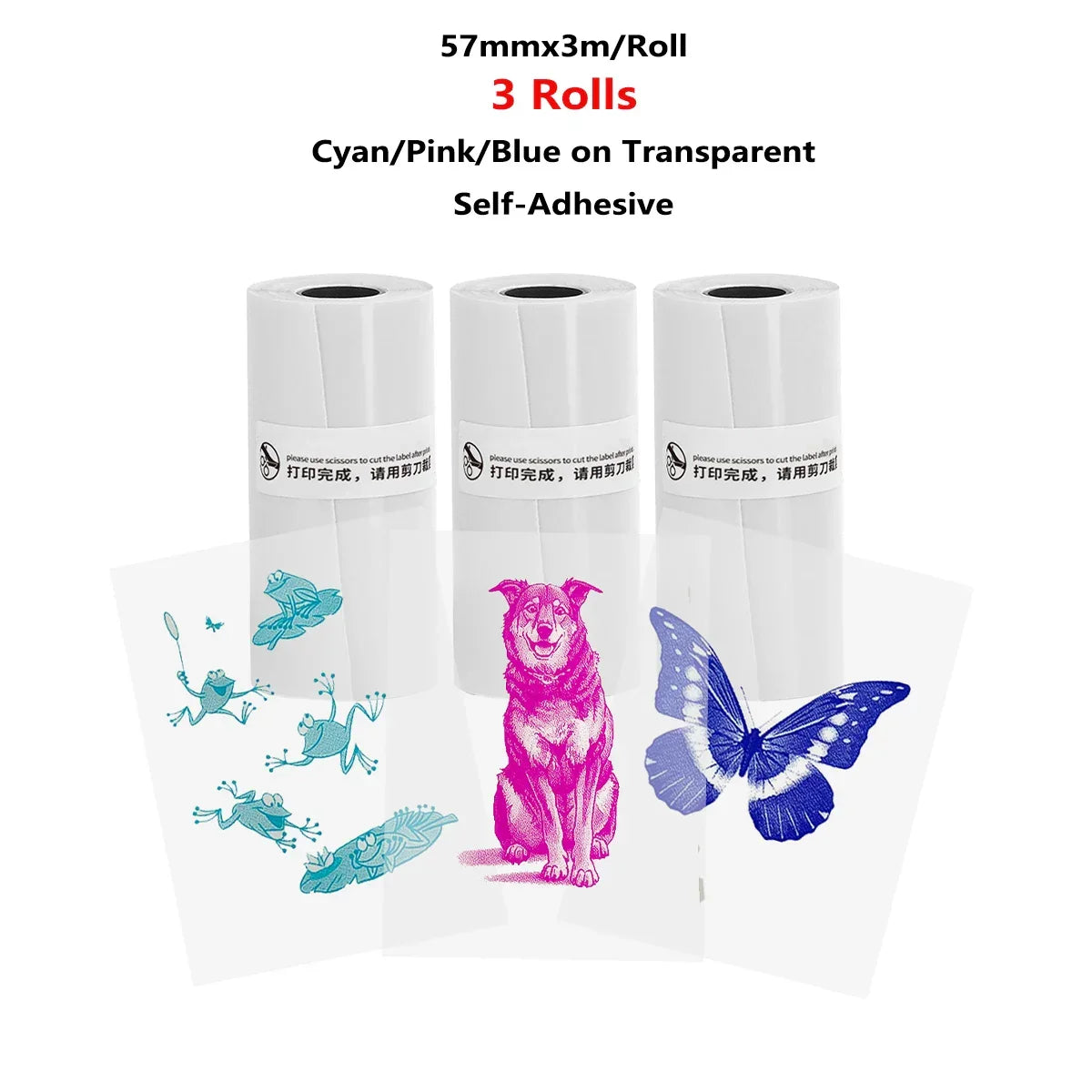Rolls Of Self-Adhesive Paper Portable Thermal For Printer - Empire P.E