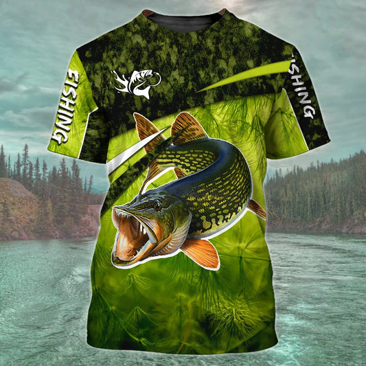 Fish Graphic Oversize Short Sleeve T-shirts