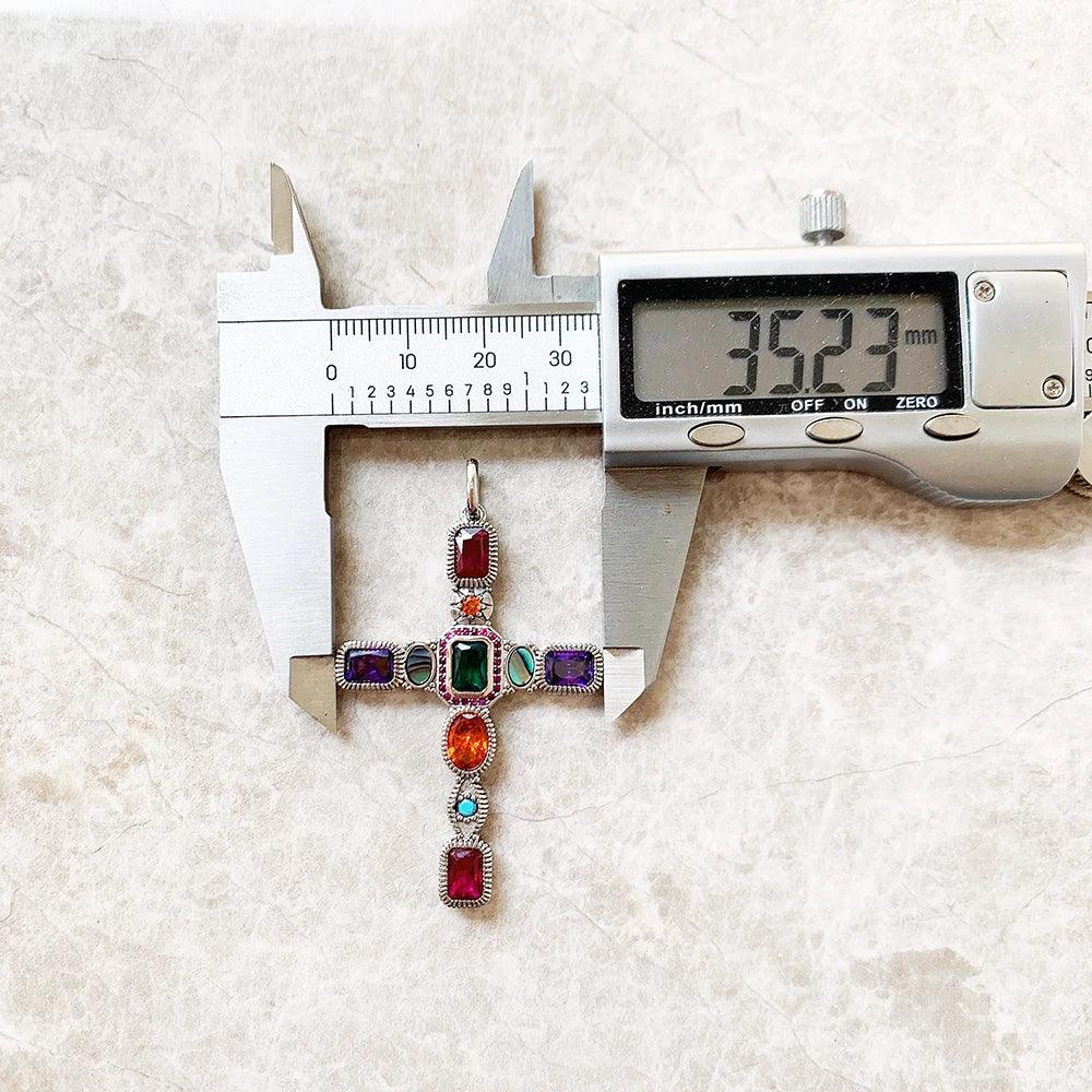 Pendant Colorful Cross