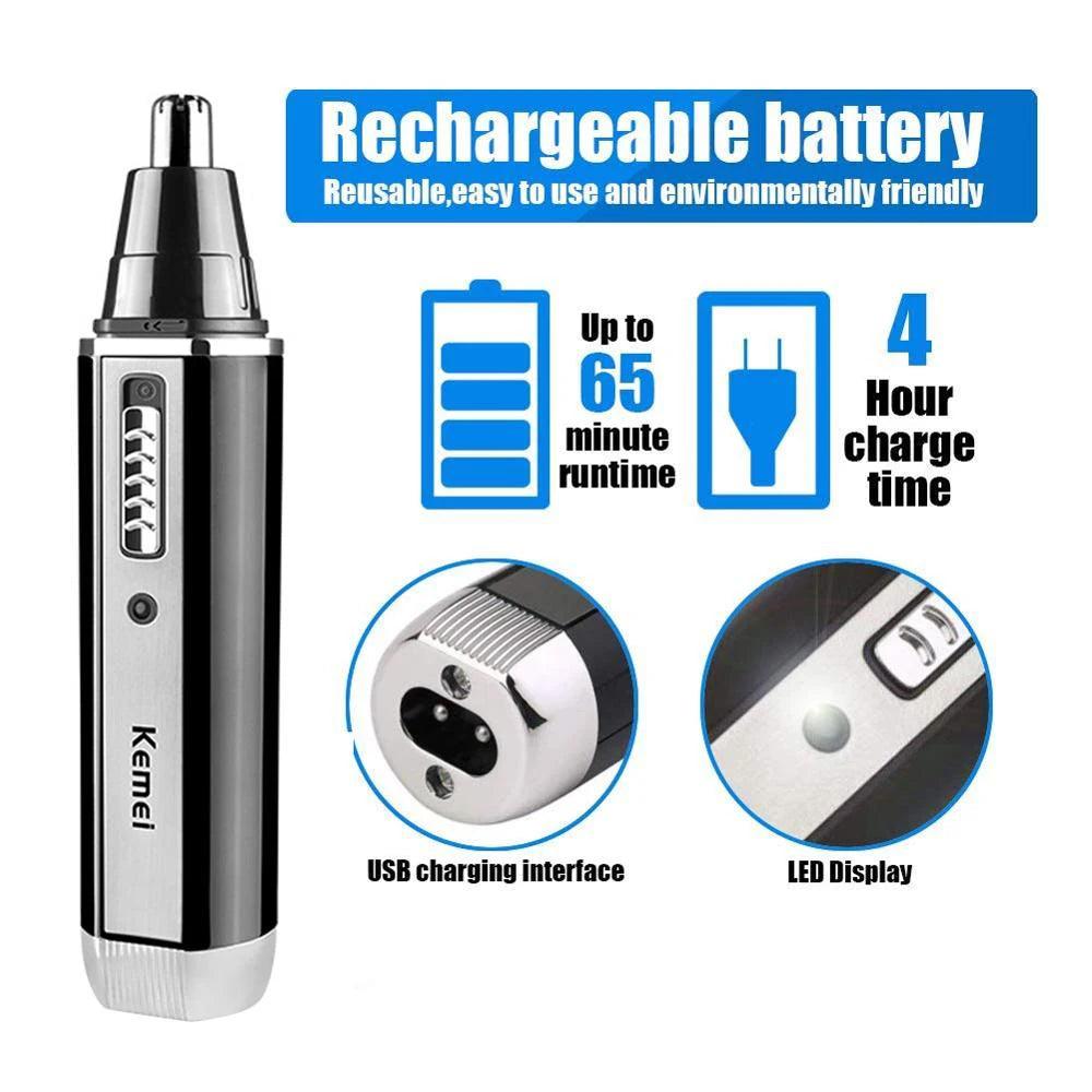 4in1 Rechargeable Nose & Beard Trimmer - Empire P.E