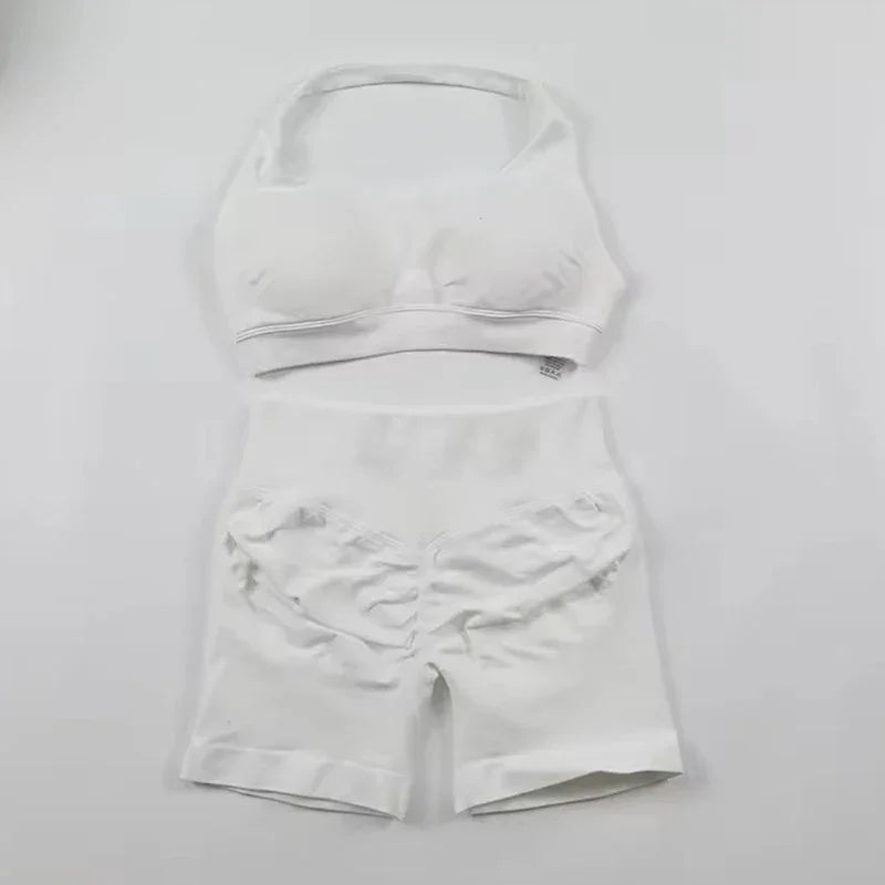 Sports Shorts Set 2 Pieces Seamless Yoga Set - Empire P.E