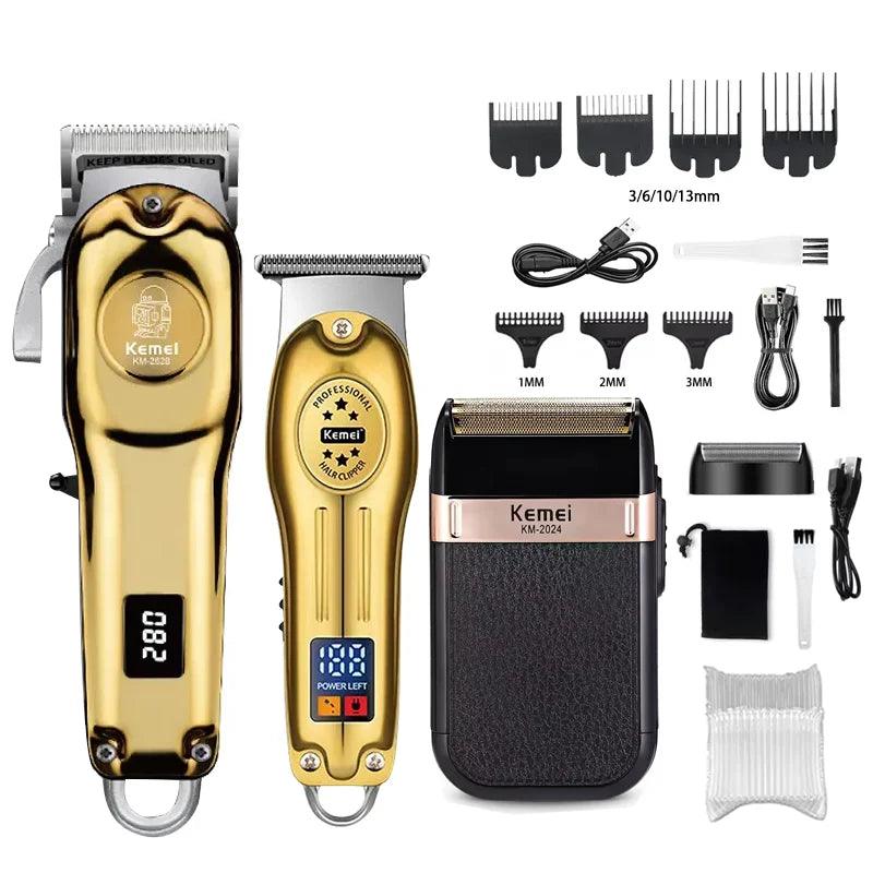 Kemei KM-2628 KM-678 KM-2024 Professional Electric Hair Clippers Rechargeable - Empire P.E