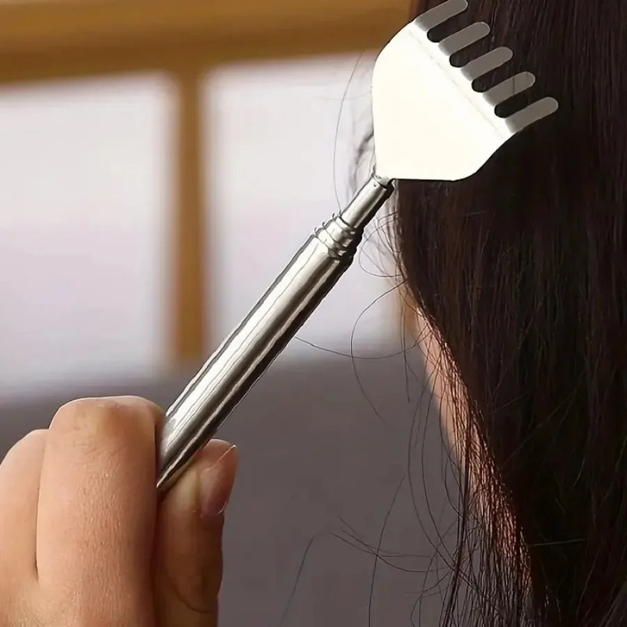 silvery Telescopic Back Scratcher - Empire P.E