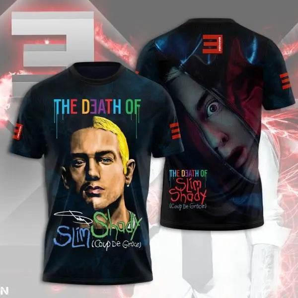 2025 New Men's T-shirt Popular Rapper Eminem 3D Printed t shirts Men/Women Hip Hop Street Tee Loose Casual Top Trend Man Clothes - Empire P.E