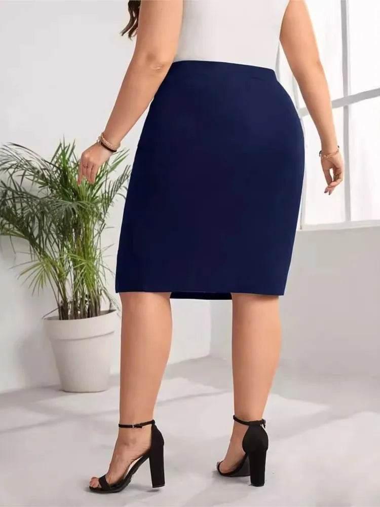 Plus Size Summer Mini Skirts Women Slim Bodycon Fashion Split Sexy Ladies Skirts High WaistWoman Skirts - Empire P.E
