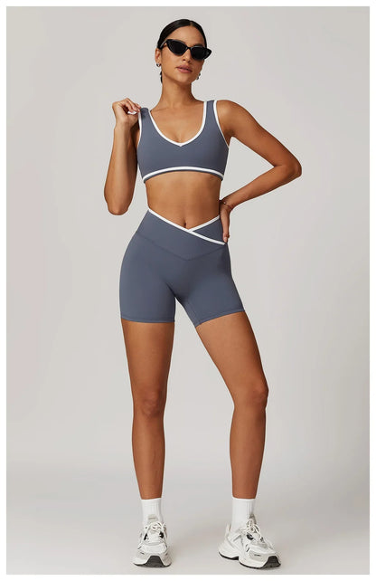 Yoga Set 2 Pieces Workout Outfits Fitness - Empire P.E