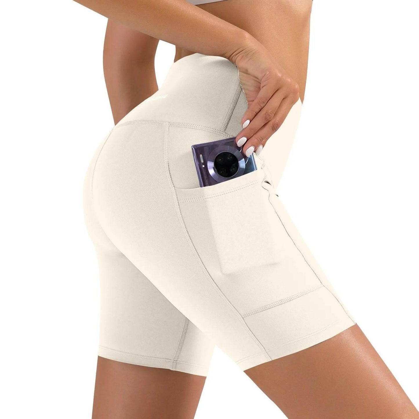 Women Sports Short Yoga Shorts High Waist Breathable Soft Fitness Tight Women Yoga Legging Shorts Cycling Athletic Gym Shorts - Empire P.E