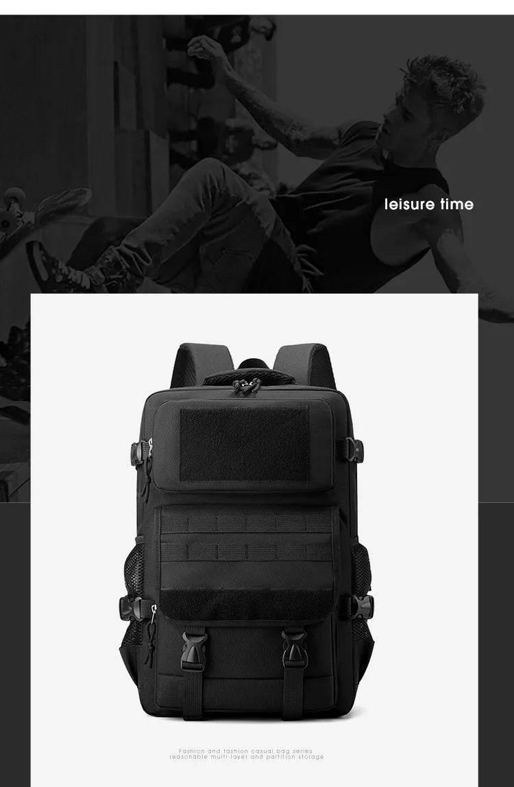 40L Waterproof Outdoor Tactical Backpack Men Travel Daypack Climbing Hiking Trekking Hunting Fishing Camping Sports Rucksacks - Empire P.E