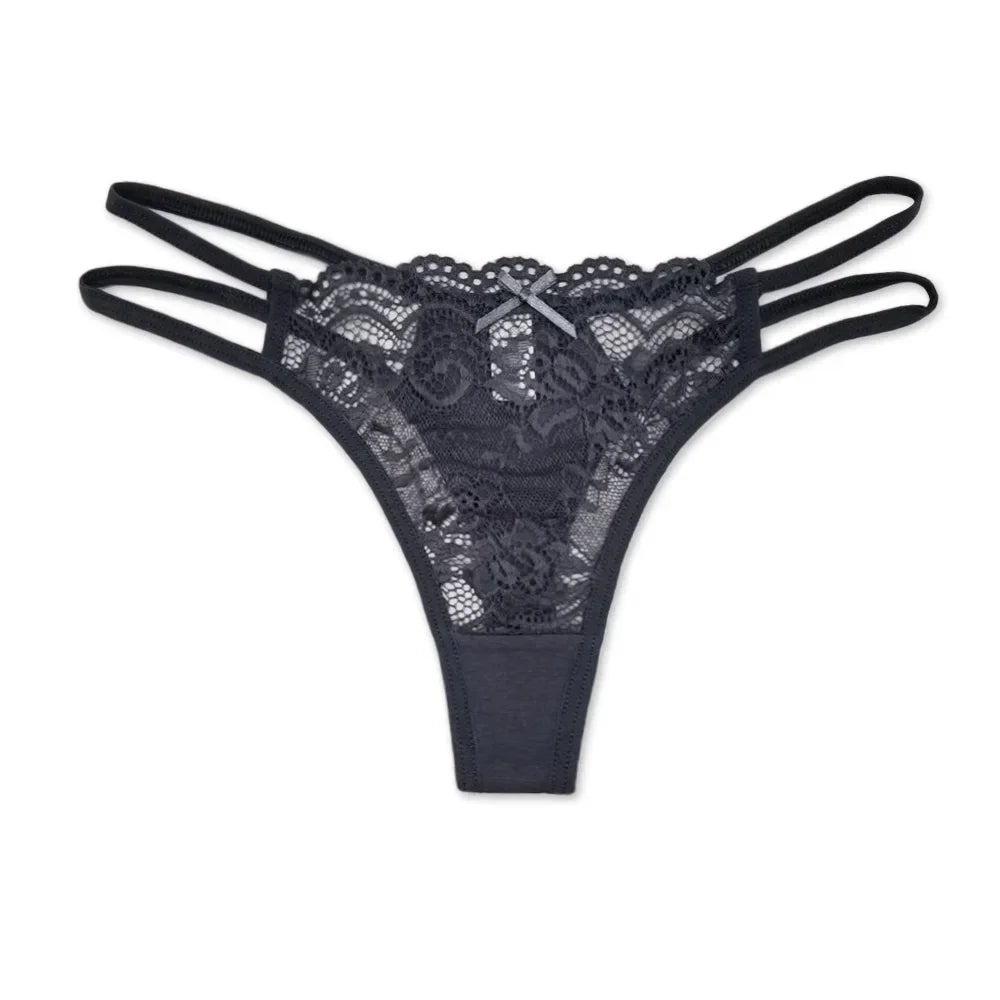 5 PCS/SET Lingerie Sexy Lace Thongs Woman Low G String - Empire P.E