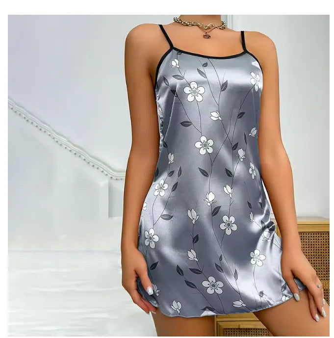 Women's Satin Nightgown - Empire P.E