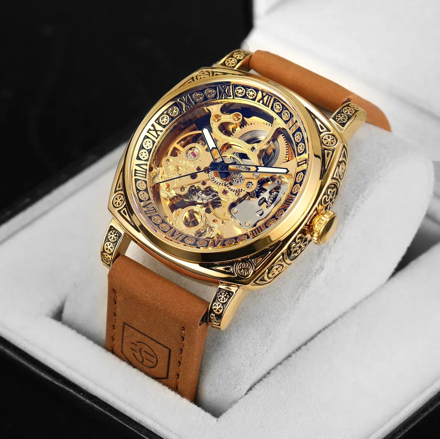 Royal Retro Skeleton Automatic Mechanical Watch