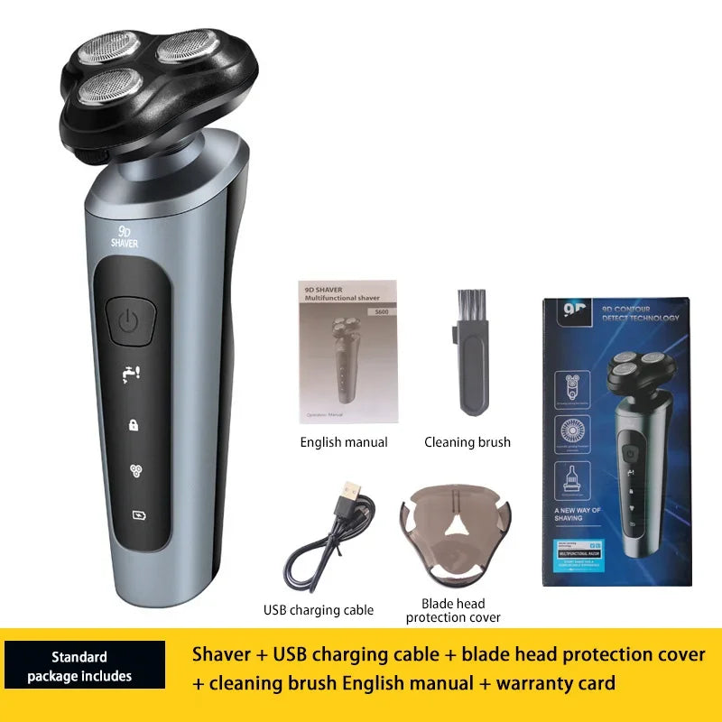 Electric Shavers Men Waterproof Wet Dry Use Electric Trimmer - Empire P.E