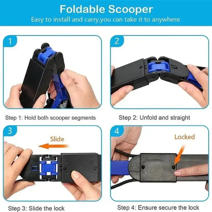 Dog Poop Grabber Pooper Scooper Long Handle