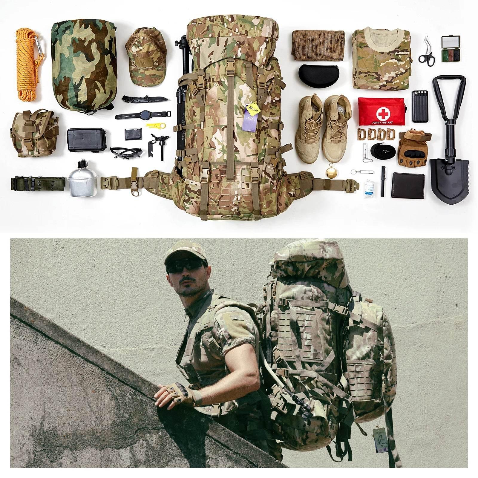 Military ILBE Army Large Rucksack with Detacheable Tactical Assault Backpack - Empire P.E