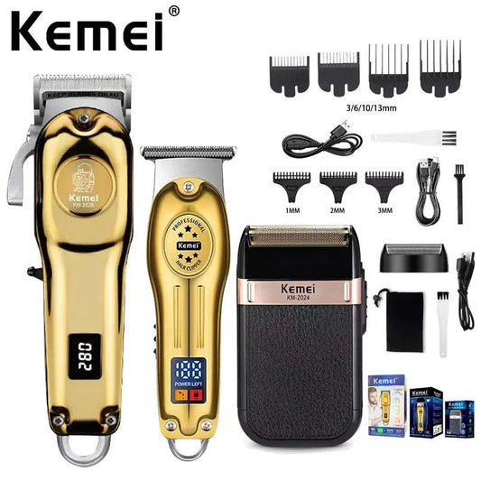 Kemei KM-2628 KM-678 KM-2024 Professional Electric Hair Clippers Rechargeable - Empire P.E