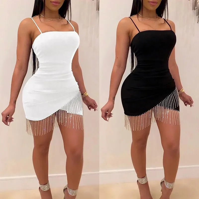 slip dresses sexy slim cross women's skirts - Empire P.E