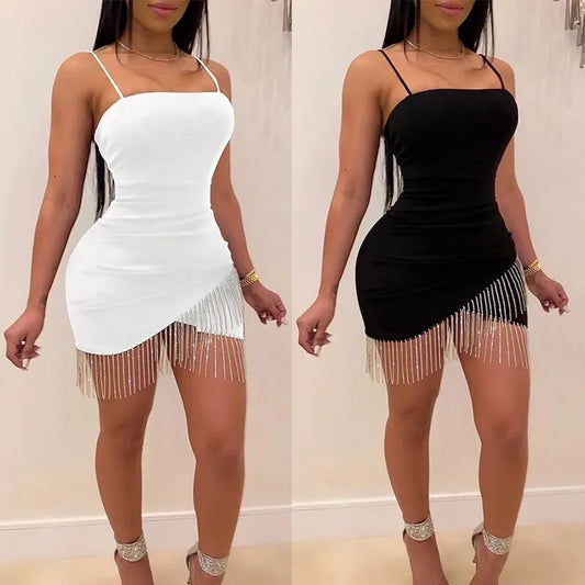 slip dresses sexy slim cross women's skirts - Empire P.E