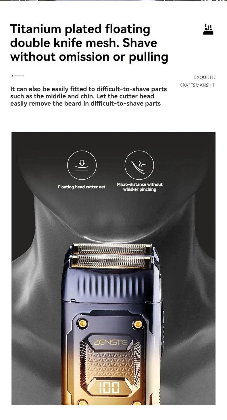 Men's shaver, practical oil head whitening device, hair cutting and shaving head divine tool, electric shaver special - Empire P.E