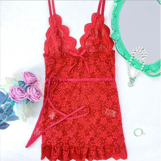 Lace Lingerie Set Women Hollow Backless - Empire P.E