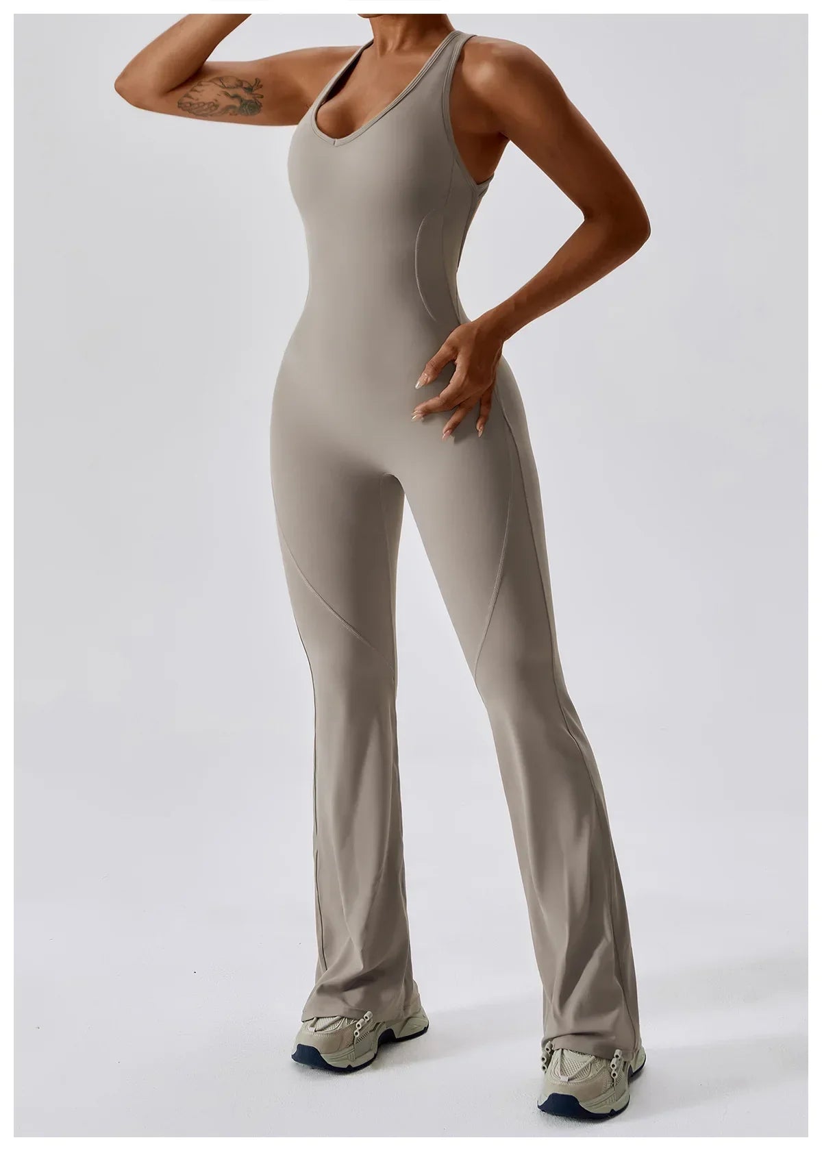V Jumpsuit Gym Set - Empire P.E